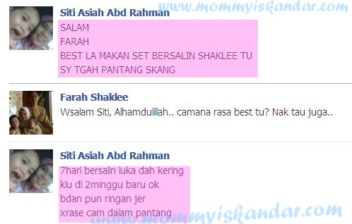 luka kering lps 7 hr bersalin