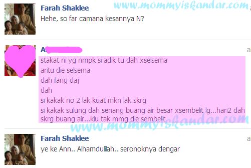 mealshake hilang sembelit,sembuh selsema n berat naik