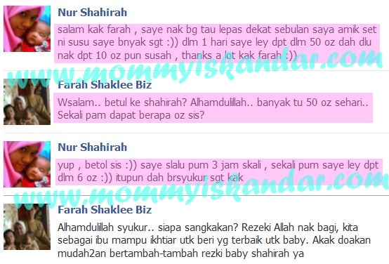 set 3M shahirah - 50 oz sehari