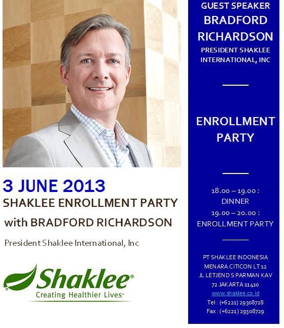 Shaklee Indonesia Enrollment