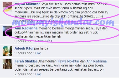 Set Bersalin Shaklee Terbaik