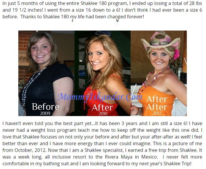 Testimoni Set Kurus Shaklee