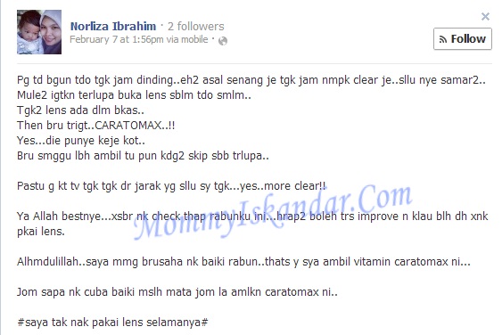 Carotomax Shaklee Bantu Atasi Rabun Mata