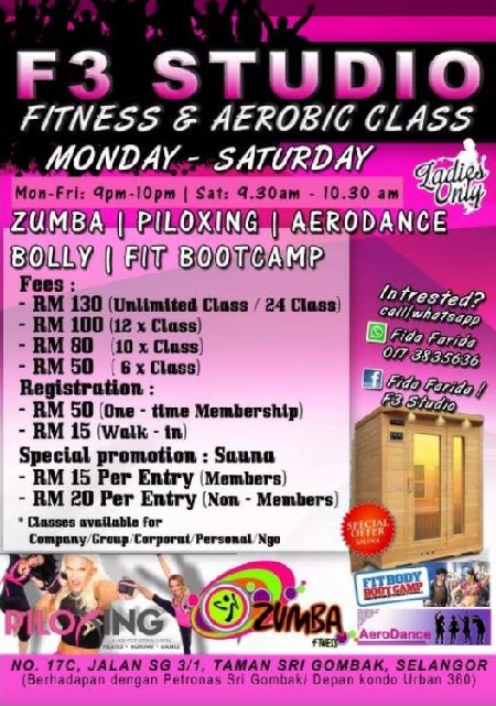 kelas zumba sri gombak