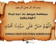 kelebihan berselawat ke atas nabi muhammad s.a.w
